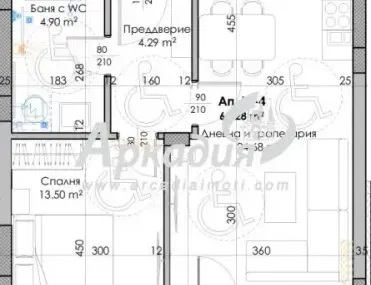 2-стаен, Въстанически, Пловдив - снимка 2 от 5