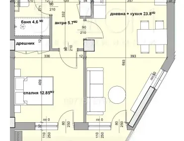 2-стаен, Три чучура, Стара Загора - снимка 3 от 8