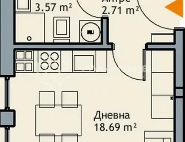2-стаен, Чайка, Варна - снимка 3 от 4