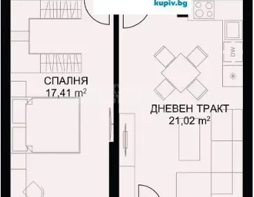 2-стаен, Бриз, Варна - снимка 4 от 5