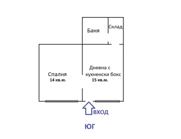 2-стаен, Люлин 5, София - снимка 2 от 4