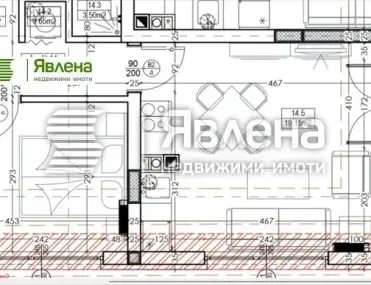 2-стаен, Лазур, Бургас