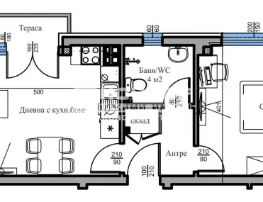 2-стаен, Прослав, Пловдив - снимка 4 от 5