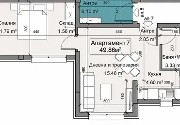 2-стаен, Драгалевци, София