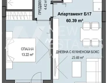 2-стаен, Кръстова вада, София - снимка 6 от 12