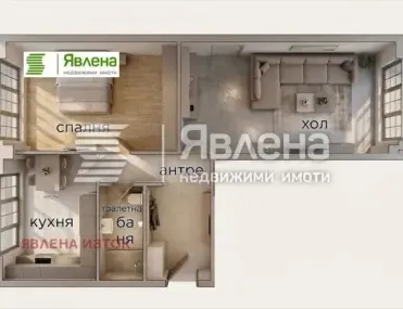 2-стаен, Сухата река, София - снимка 3 от 7