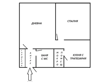 2-стаен, Гоце Делчев, София - снимка 6 от 12
