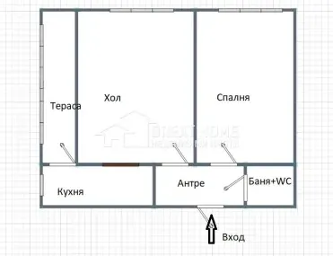 2-стаен, Търговище, Североизточна България - снимка 4 от 9