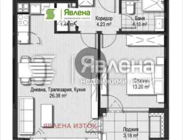 2-стаен, Хладилника, София - снимка 4 от 9