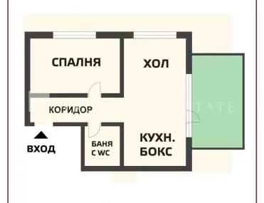 2-стаен, Малинова долина, София - снимка 9 от 11