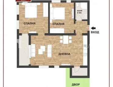3-стаен, в.з. Киноцентъра, София - снимка 2 от 4