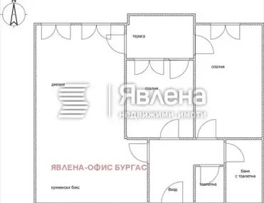 3-стаен, Център, Бургас - снимка 2 от 6