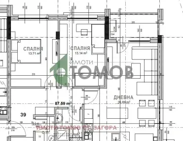 3-стаен, Самара, Стара Загора - снимка 5 от 7
