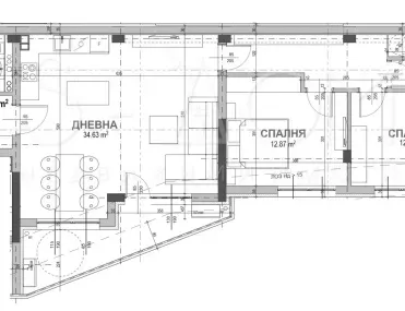 3-стаен, Самара, Стара Загора - снимка 2 от 6