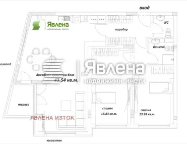 3-стаен, Дианабад, София - снимка 5 от 10