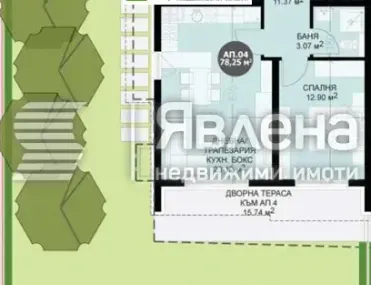 3-стаен, Кръстова вада, София - снимка 5 от 6