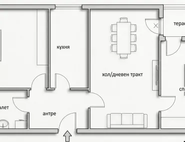 3-стаен, Гръцка махала, Варна - снимка 6 от 12