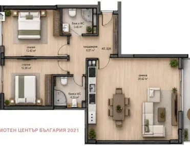 3-стаен, Витоша, София - снимка 6 от 13