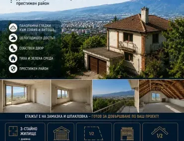 3-стаен, в.з. Киноцентъра, София