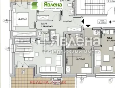 3-стаен, Сухата река, София - снимка 4 от 5