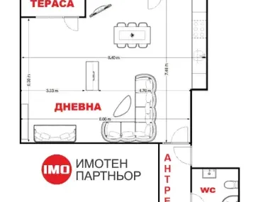3-стаен, Център, Бургас - снимка 5 от 13