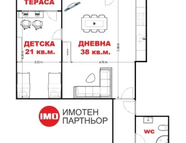 3-стаен, Център, Бургас - снимка 6 от 13