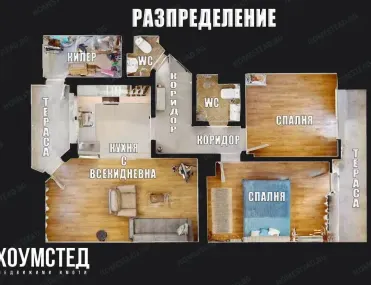 3-стаен, Възраждане, Бургас - снимка 8 от 18