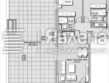 3-стаен, Кръстова вада, София - снимка 4 от 9