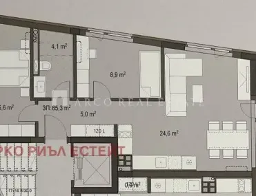 3-стаен, Карпузица, София - снимка 7 от 8