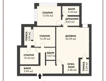 Многостаен, Младост 3, София - снимка 12 от 13