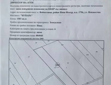 Парцел, с. Войнеговци, София