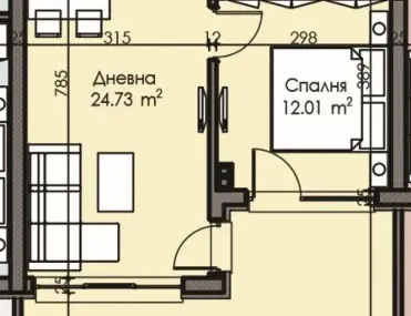 2-стаен, Изгрев, Бургас