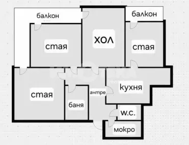 3-стаен, Хладилника, София - снимка 3 от 17