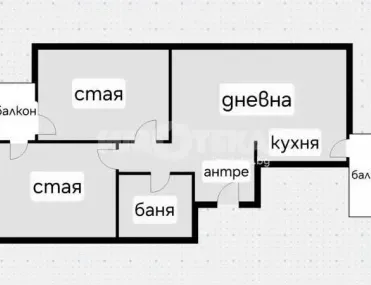 3-стаен, Хиподрума, София - снимка 2 от 17