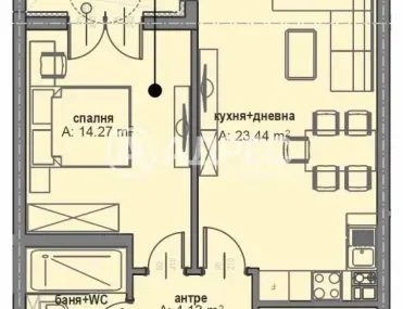 2-стаен, Малинова долина, София - снимка 3 от 4