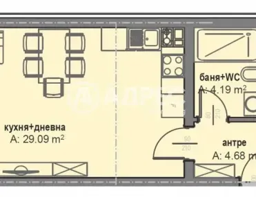 2-стаен, Малинова долина, София - снимка 3 от 4