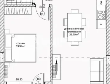 2-стаен, Възраждане, Варна - снимка 4 от 8