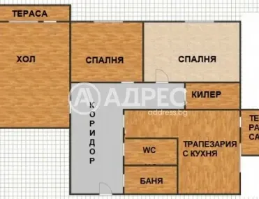 3-стаен, Кайсиева градина, Варна - снимка 2 от 4