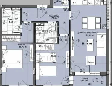 3-стаен, Тракия - Запад, Пловдив - снимка 5 от 6