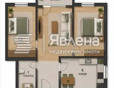 3-стаен, Горубляне, София - снимка 9 от 10