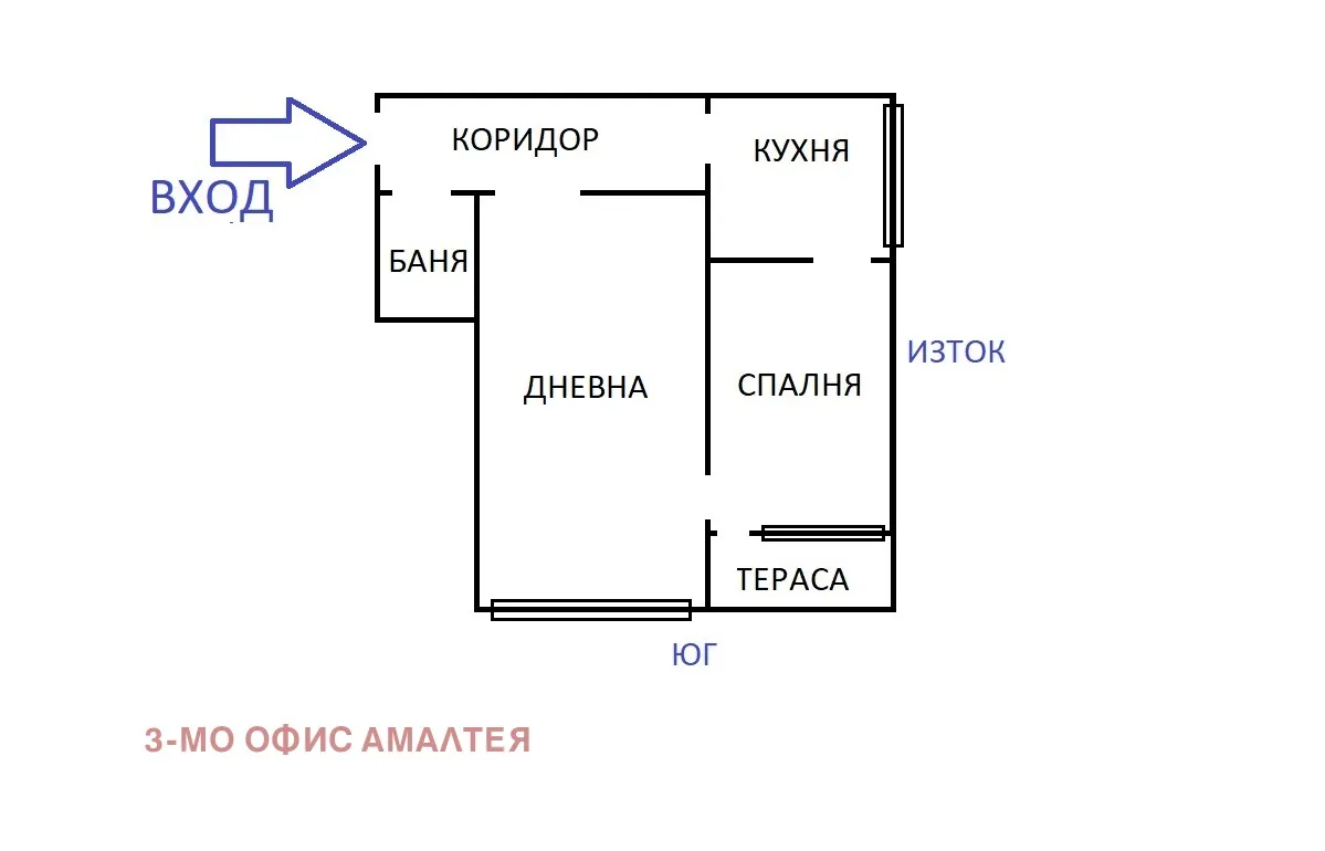 2-стаен, Красна поляна 1, София - снимка 3 от 12