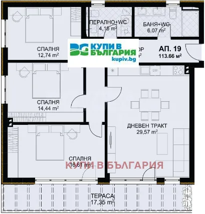 2-стаен, Бриз, Варна - снимка 3 от 5