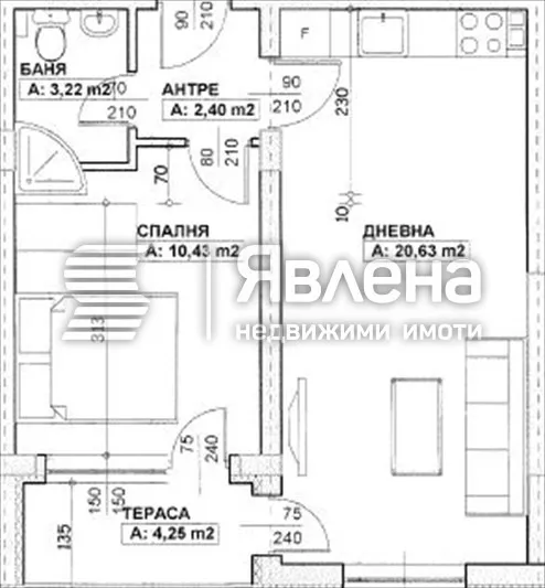 2-стаен, Широк център - север, Благоевград - снимка 4 от 8