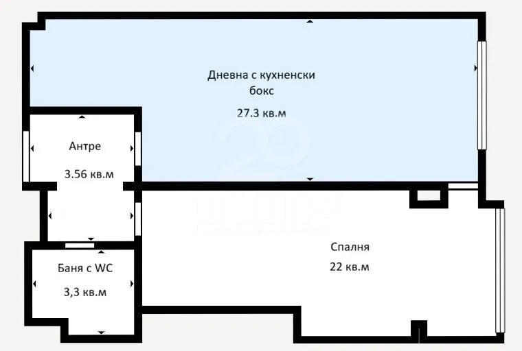 2-стаен, Зона Б-18, София - снимка 9 от 12