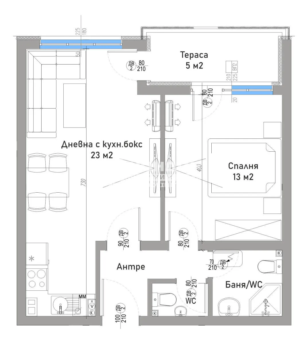 2-стаен, Остромила, Пловдив