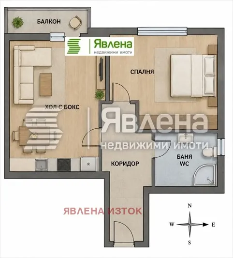 2-стаен, Дианабад, София - снимка 4 от 12