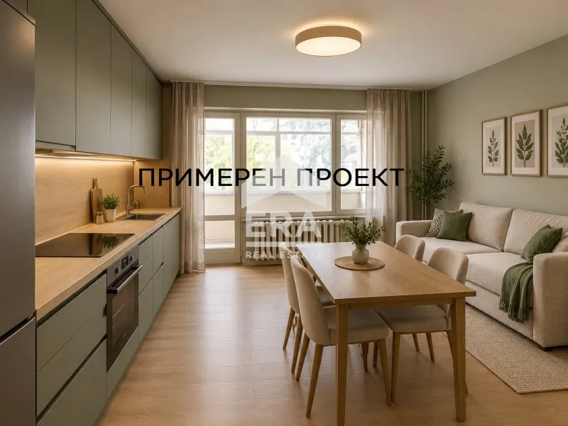 2-стаен, Славейков, Бургас - снимка 3 от 5