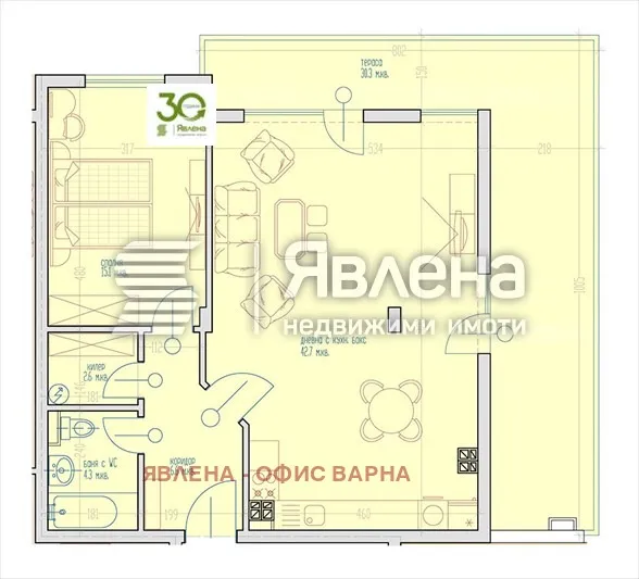 2-стаен, Траката, Варна - снимка 16 от 18