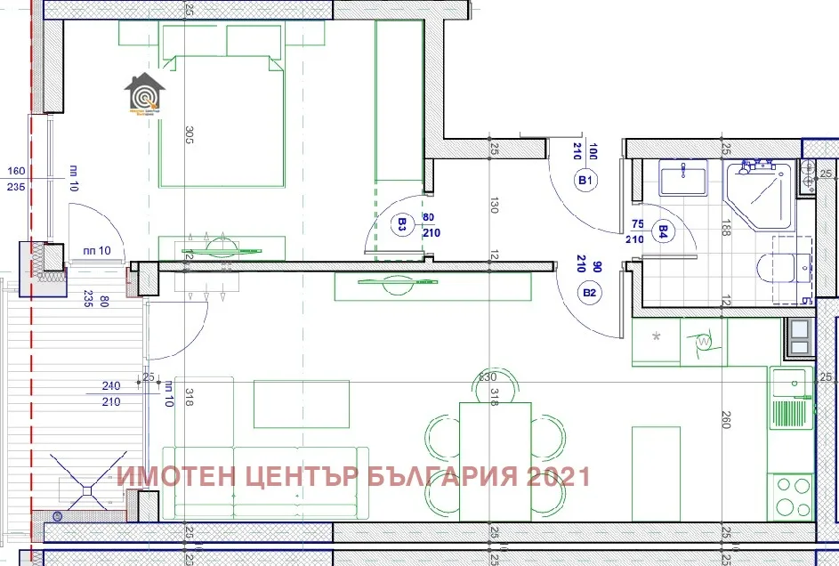 2-стаен, Малинова долина, София - снимка 4 от 5