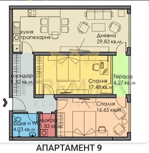 3-стаен, Сарафово, Бургас - снимка 6 от 8
